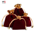 New design soft gift velvet pouch